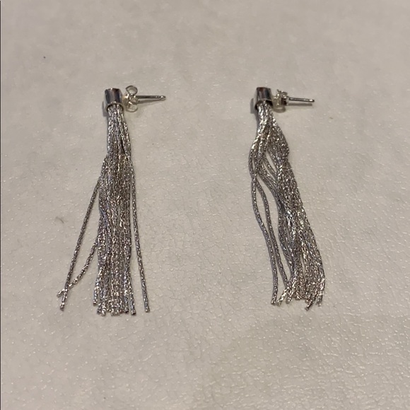 Italian sterling silver earrings - Picture 1 of 2